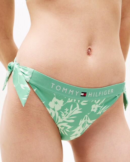 Imagen 0 de Braga bikini estampada con lazada
