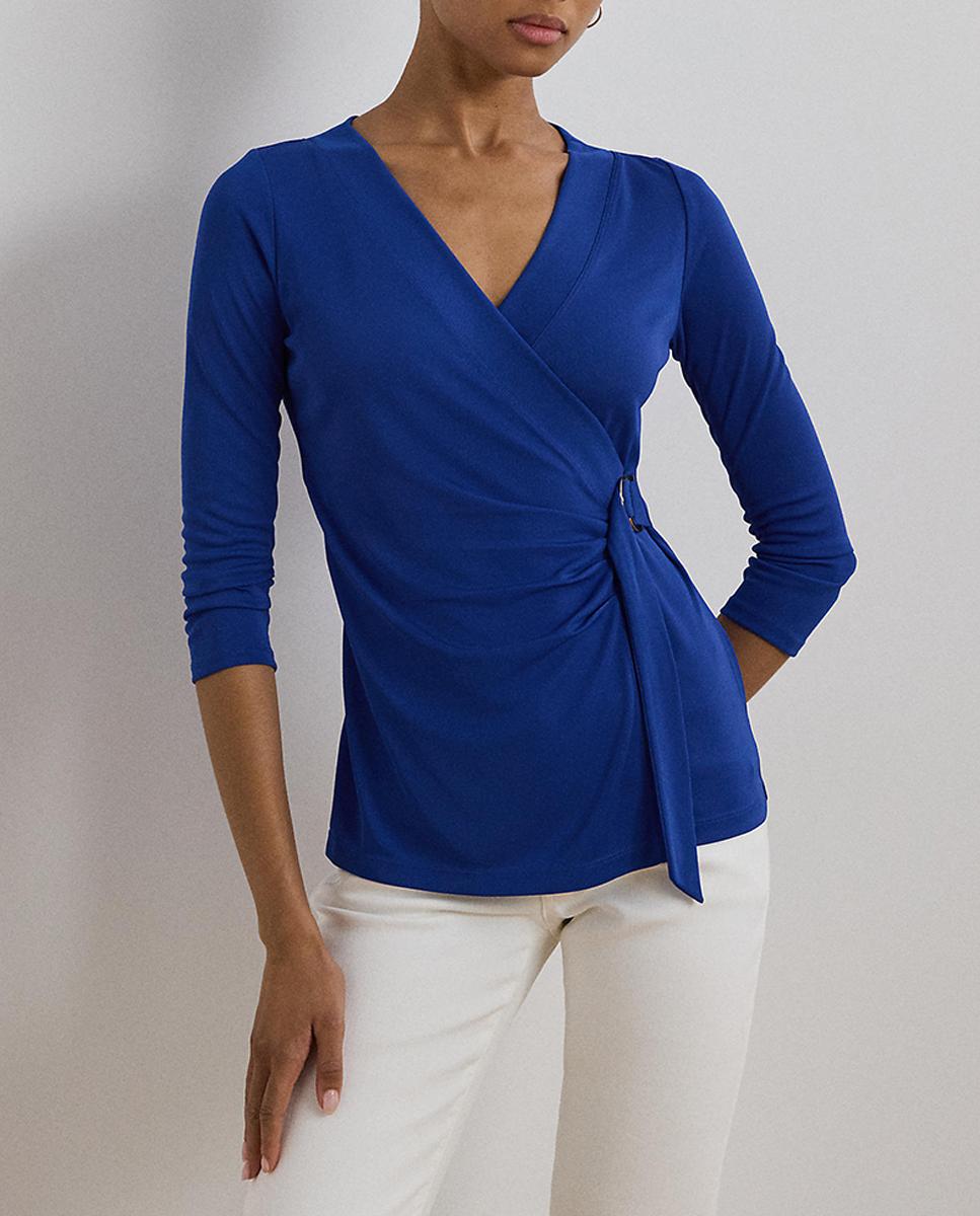 Imagen 0 de Camiseta de mujer de punto elástico