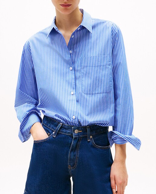 Imagen 0 de Camisa de mujer de manga larga popelín