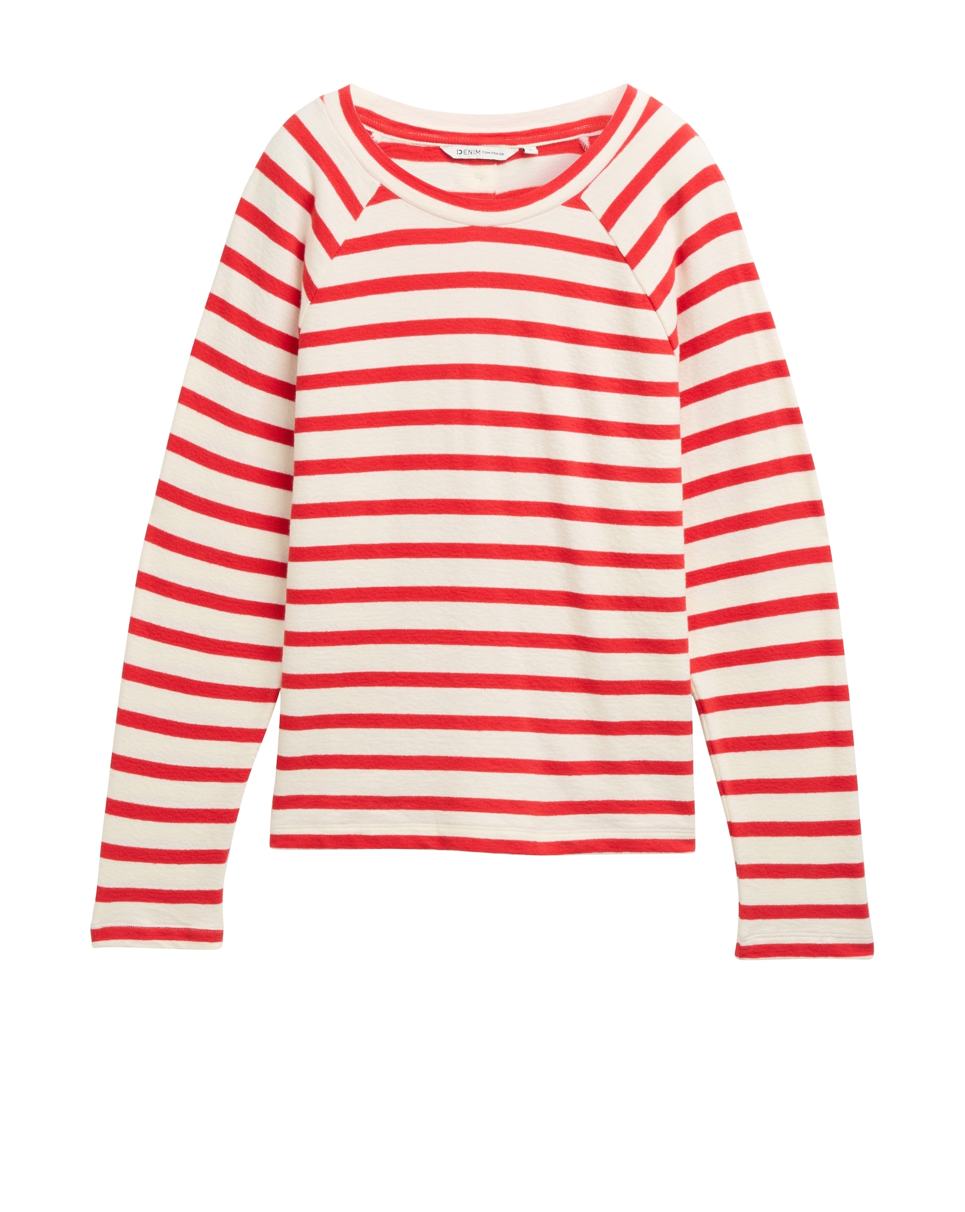 Imagen 0 de Camiseta de mujer de manga larga con rayas
