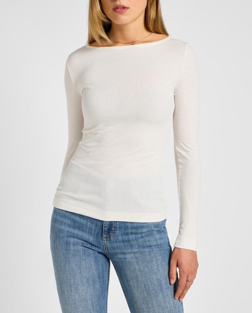 Imagen 0 de Camiseta de manga larga de mujer entallada