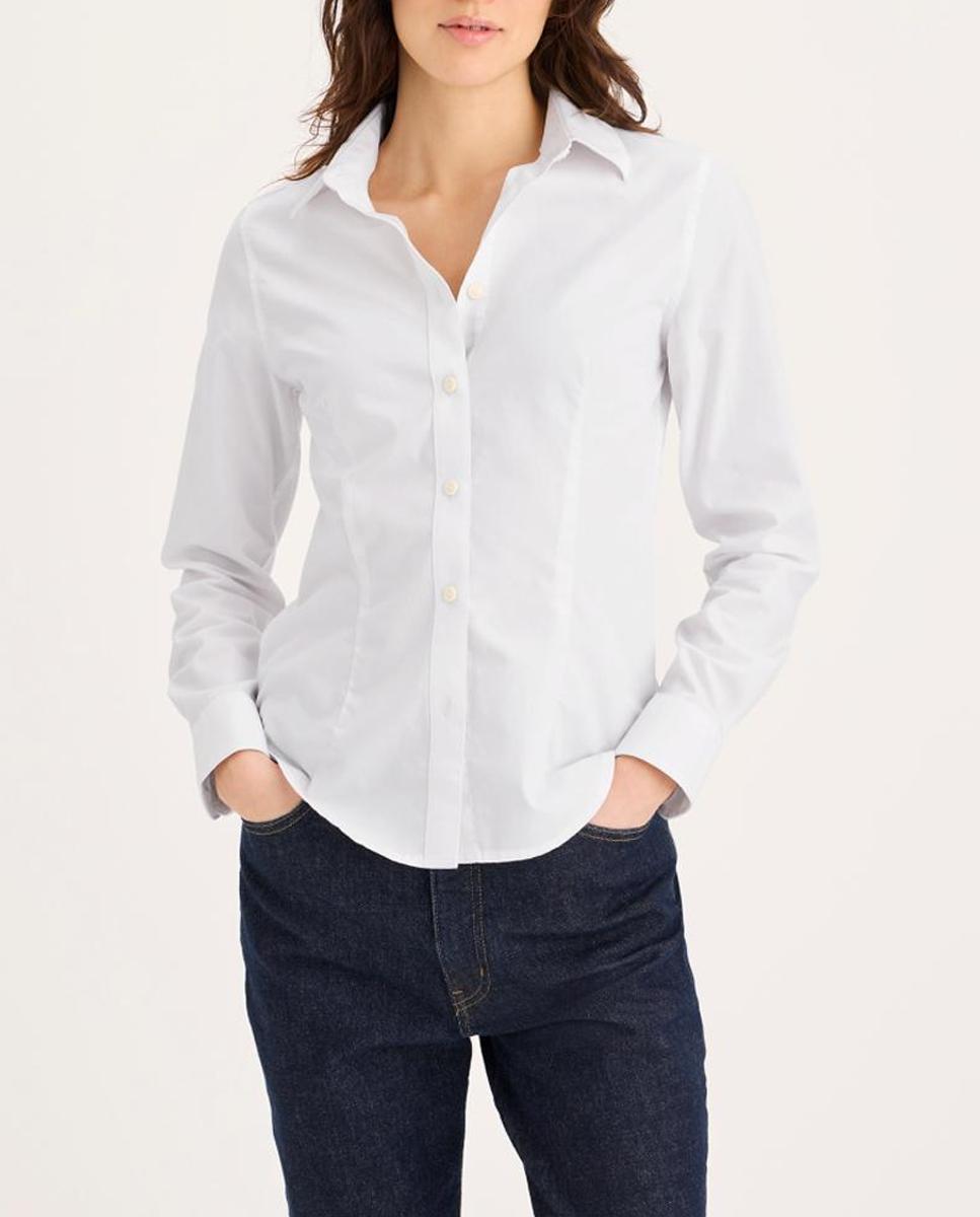 Imagen 0 de Camisa de mujer de manga larga con tecnología Dockers stain defender