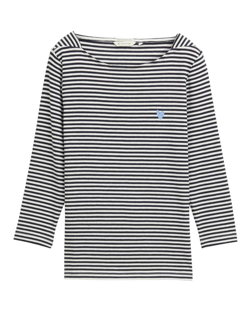 Imagen 0 de Camisetas de mujer de manga larga con rayas