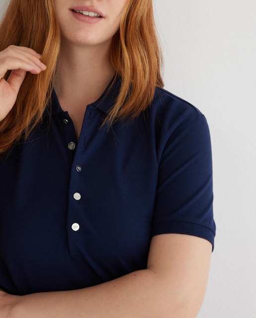 Imagen 0 de Polo de mujer talla grande manga corta