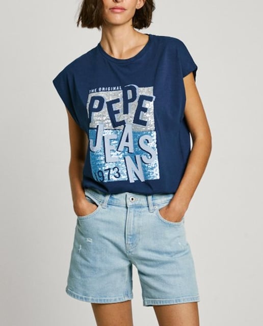 Imagen 0 de Camiseta de mujer manga corta gráfico