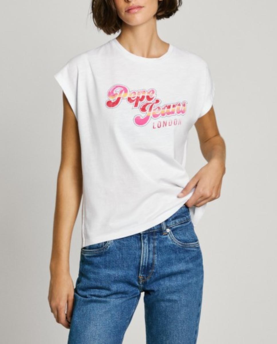 Imagen 0 de Camiseta de mujer manga corta logo