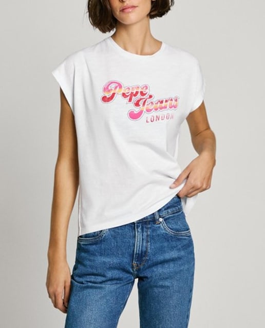 Imagen 0 de Camiseta de mujer manga corta logo