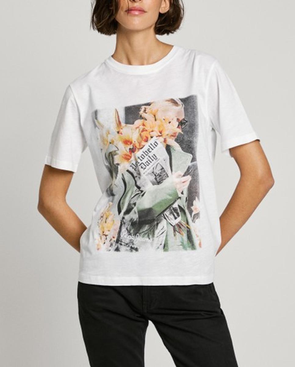 Imagen 0 de Camiseta de mujer manga corta gráfico