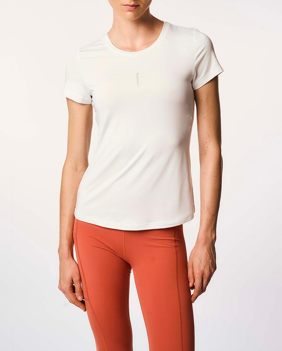Imagen 0 de Camiseta deportiva fabricada con poliester, de secado rápido, upf 50+ y repelente al agua de mujer