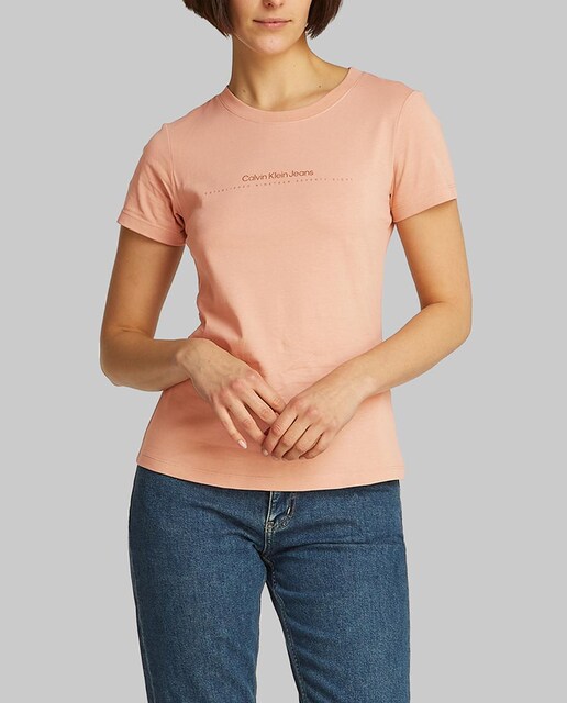 Imagen 0 de Camiseta de mujer de manga corta slim fit