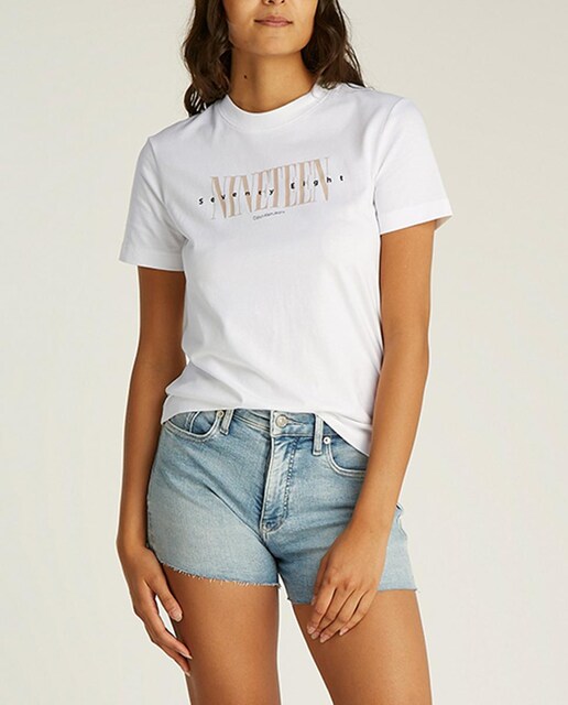 Imagen 0 de Camiseta Mujer de manga corta fit slim