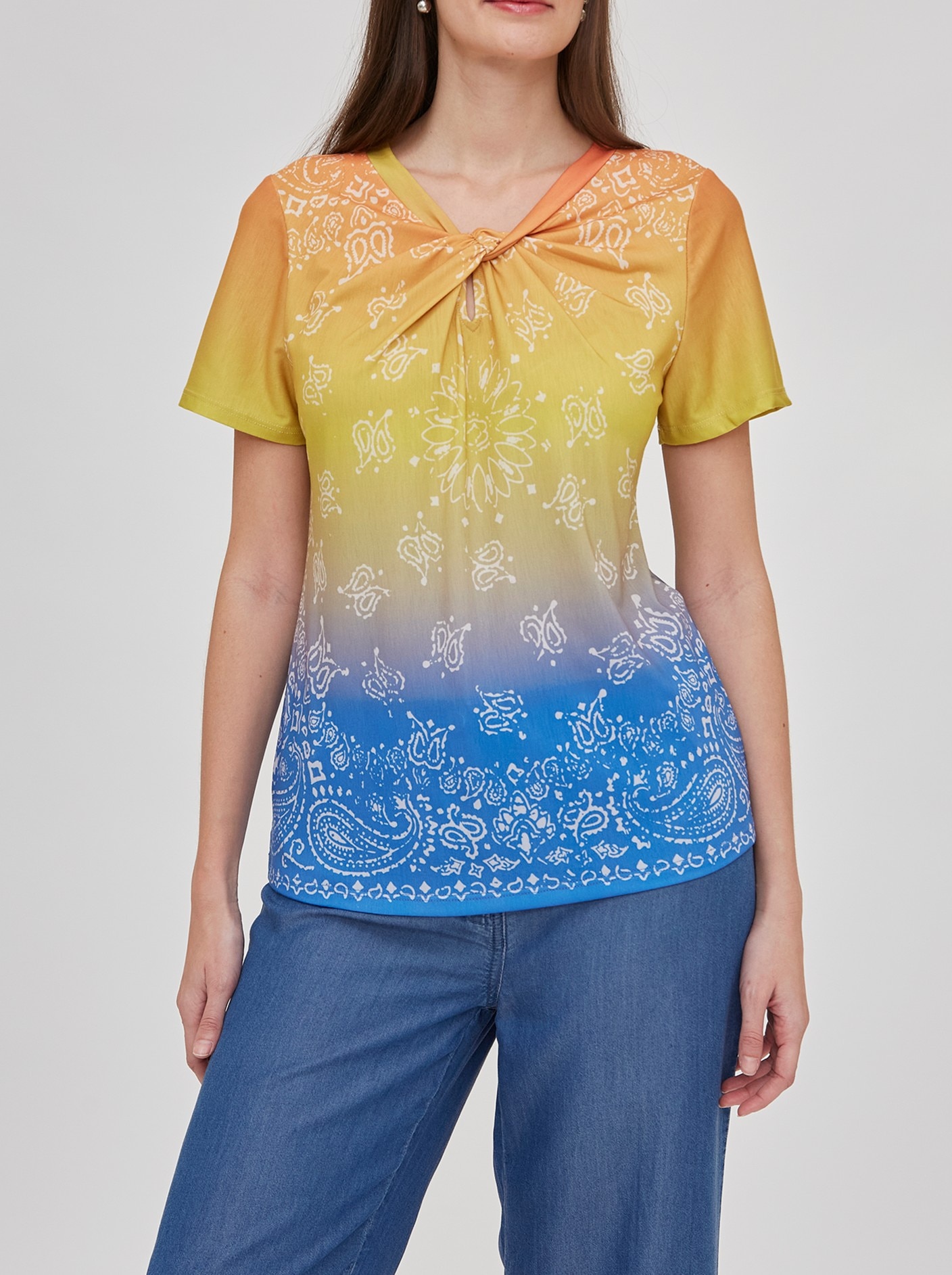 Imagen 0 de Camiseta de mujer estampado degradado