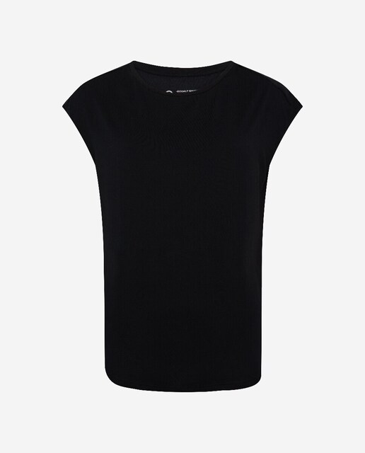 Imagen 0 de Camiseta sin mangas de corte fluido y cuello redondo.