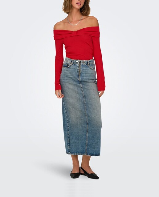 Imagen 0 de Top de mujer estilo palabra de honor