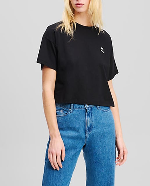 Imagen 0 de Camiseta Ikon Patch Fabric Mix de mujer
