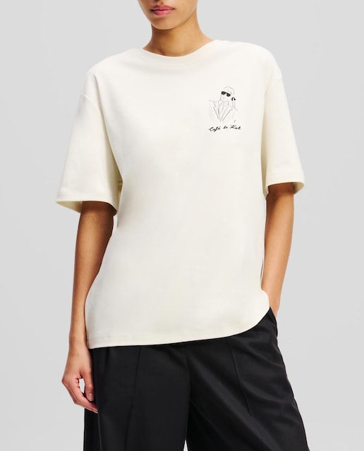 Imagen 0 de Camiseta Oversize De Karl de mujer