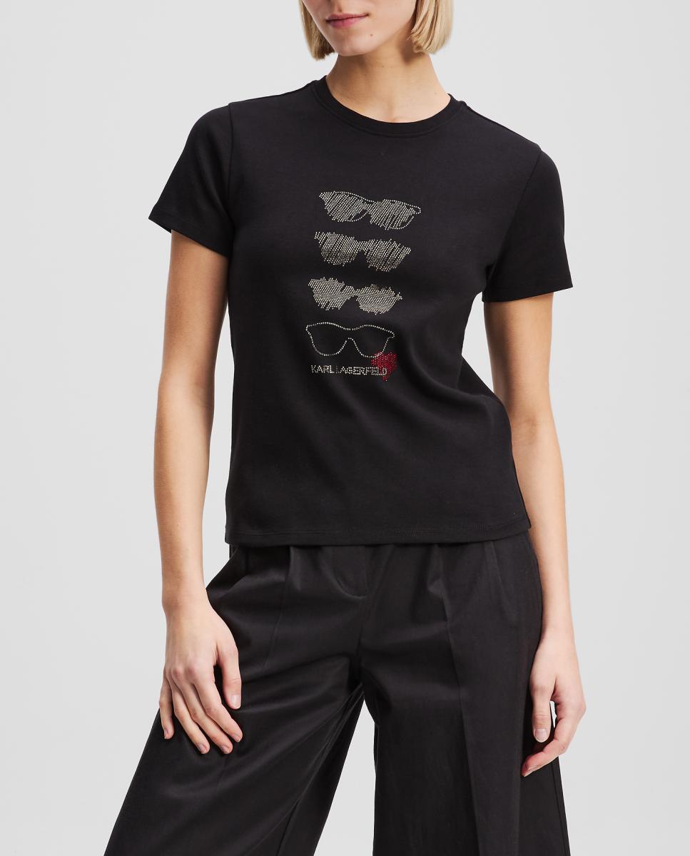 Imagen 0 de Camiseta de mujer gafas de sol