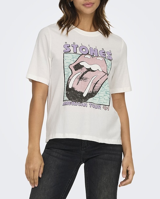 Imagen 0 de Camiseta de mujer con estampado frontal