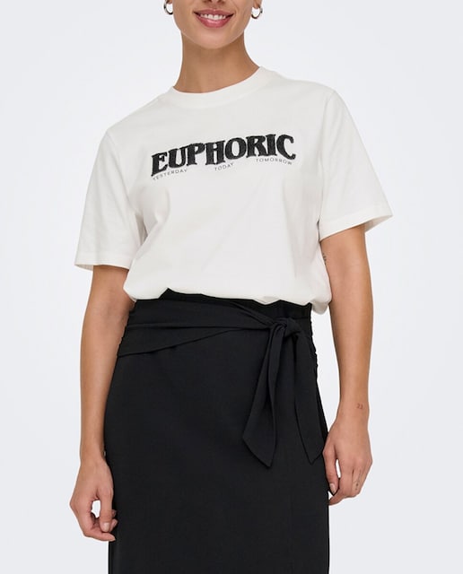Imagen 0 de Camiseta de manga corta de mujer con estampado