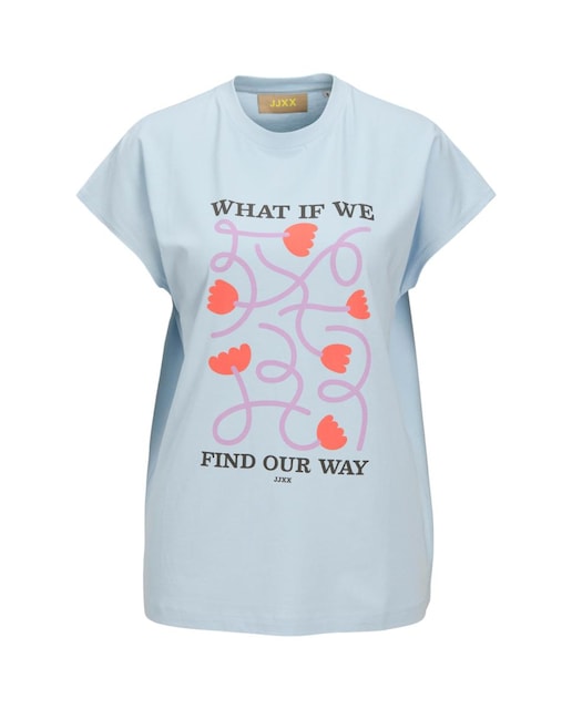Imagen 0 de Camiseta de mujer de manga corta estampada