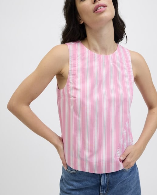 Imagen 0 de Top de mujer sin mangas de popelín