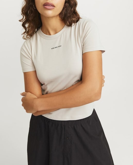 Imagen 0 de Camiseta de mujer de manga corta con print