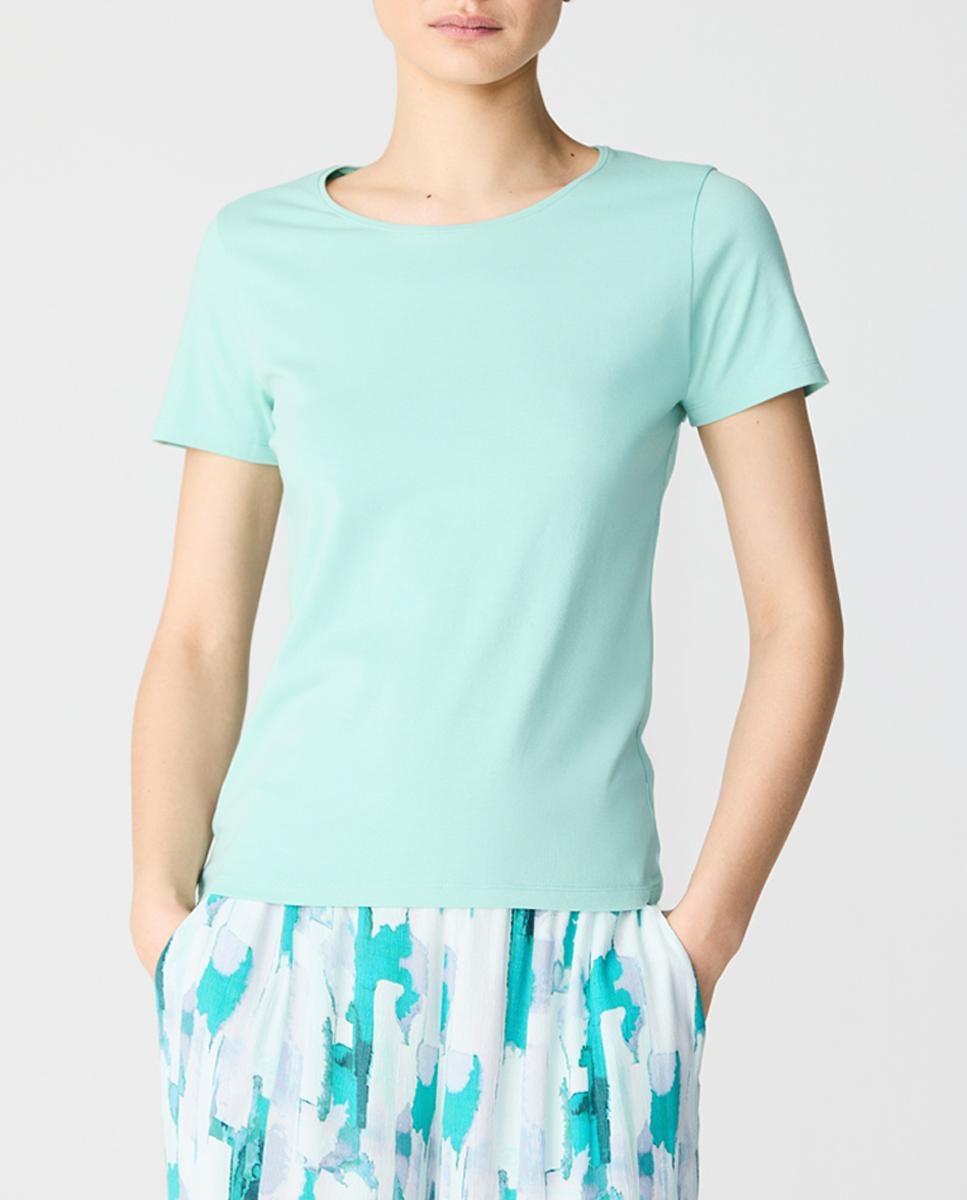 Imagen 0 de Camiseta de mujer básica cuello redondo manga corta