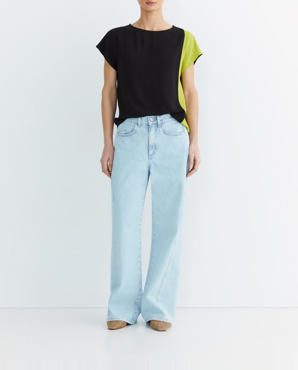 Imagen 0 de Blusa de mujer de diseño asimétrico