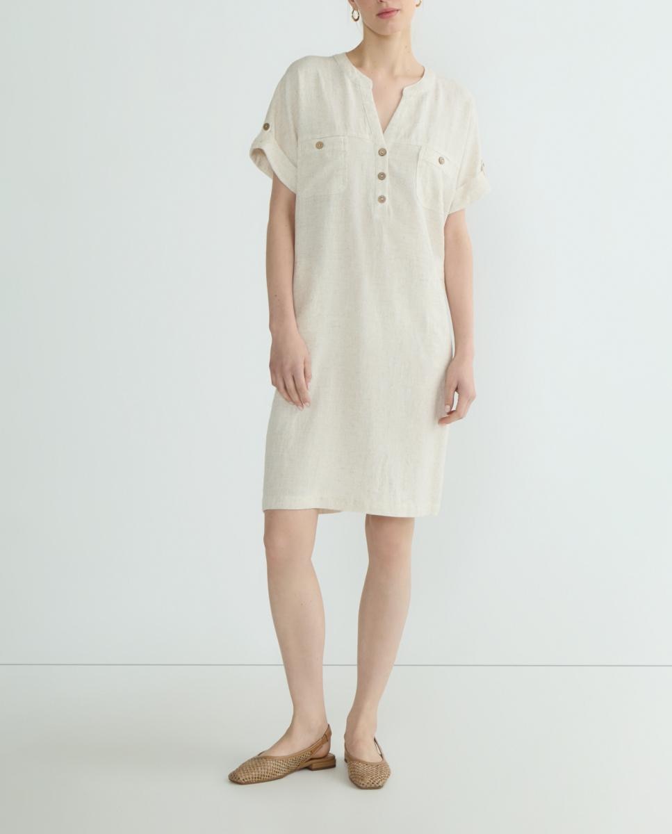 Imagen 0 de Vestido de mujer liso manga corta