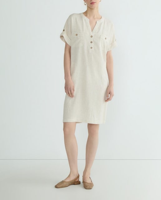 Imagen 0 de Vestido de mujer liso manga corta