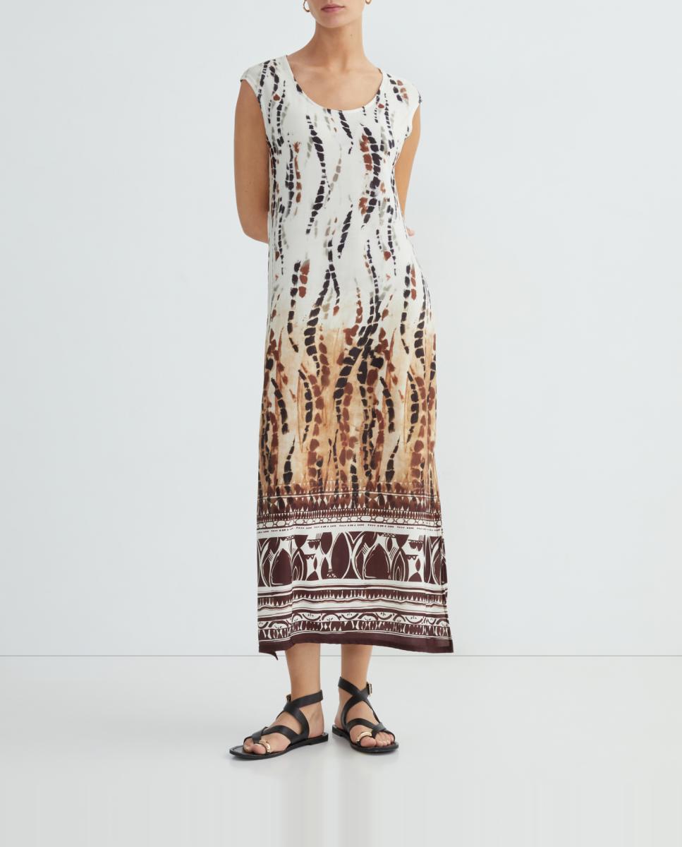 Imagen 0 de Vestido estampado sin mangas
