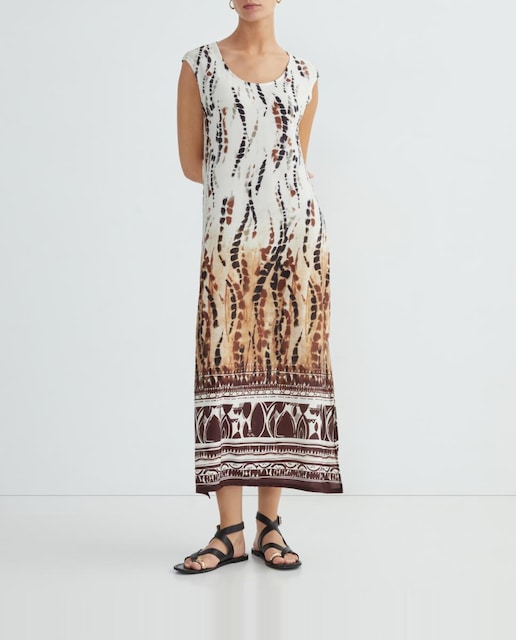 Imagen 0 de Vestido estampado sin mangas