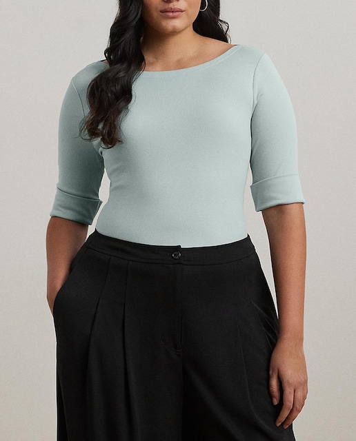 Imagen 0 de Camiseta de mujer talla grande básica