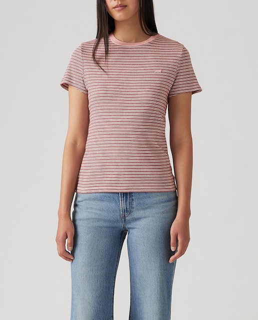 Imagen 0 de Camiseta de mujer de manga corta cuello redondo