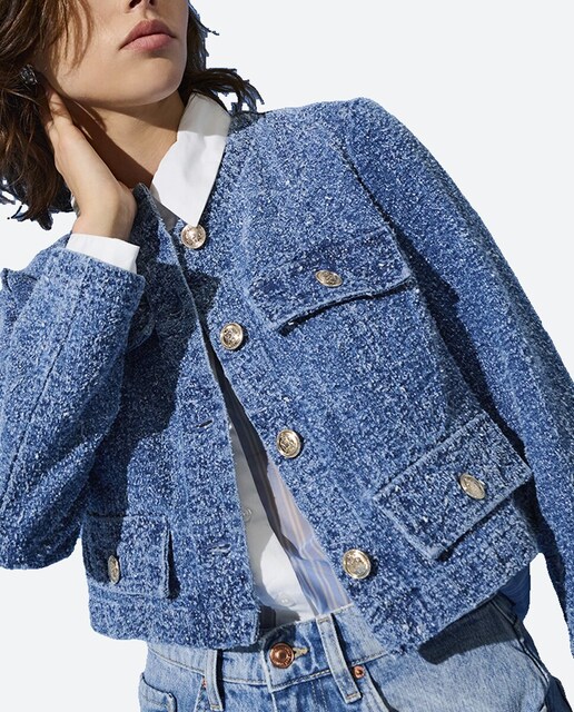 Imagen 0 de Chaqueta de mujer corta con botones