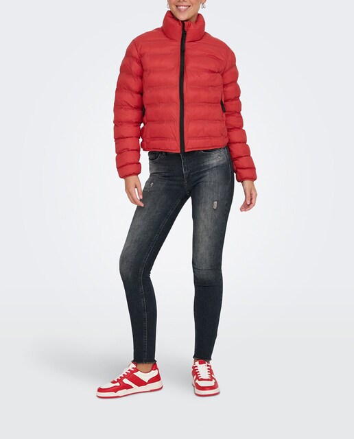 Imagen 0 de Plumífero de mujer de manga larga con cremallera