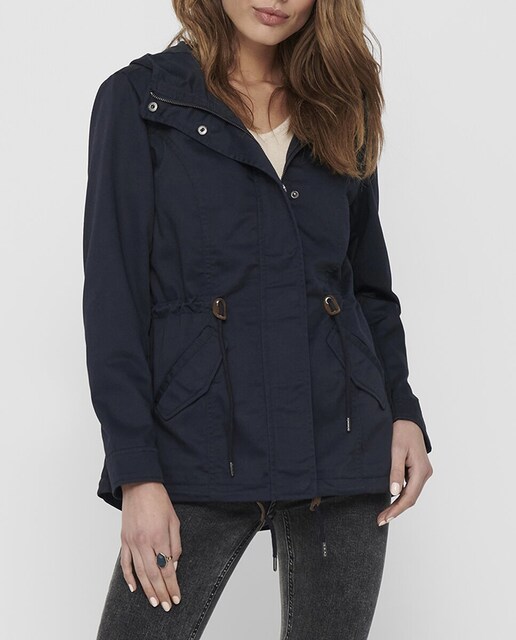 Imagen 0 de Parka de mujer con capucha y cintura fruncida