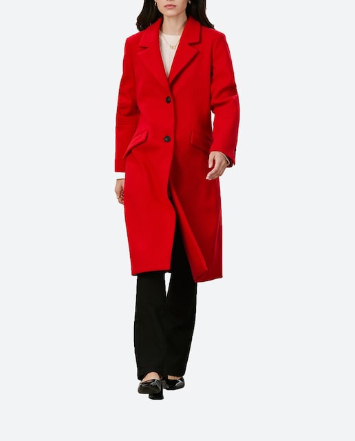 Imagen 0 de Abrigo tejido soft de mujer midi