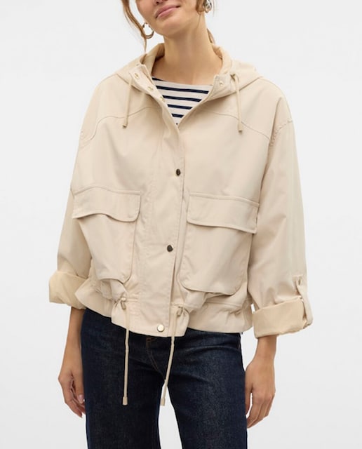 Imagen 0 de Chaqueta con bolsillos de mujer con capucha