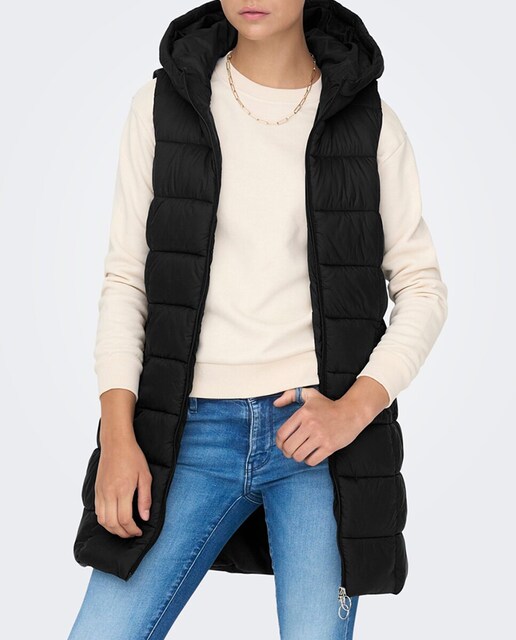 Imagen 0 de Chaleco acolchado de mujer con capucha