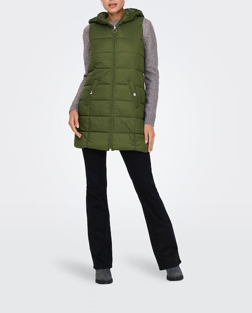 Imagen 0 de Chaleco acolchado de mujer con capucha