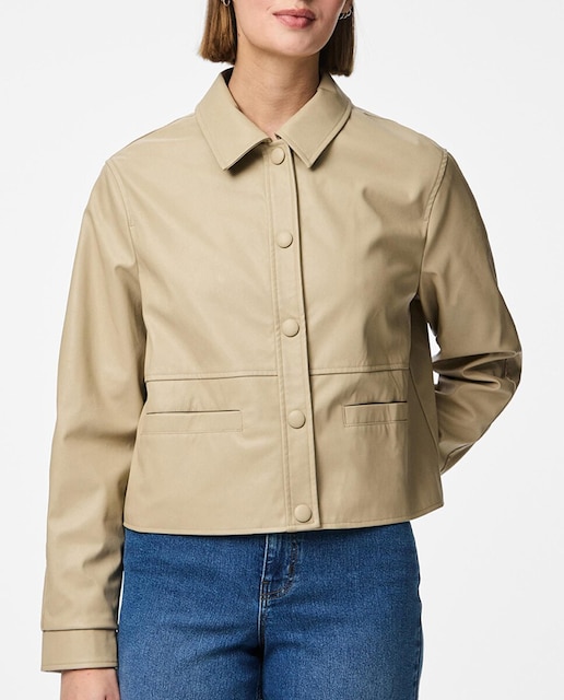 Imagen 0 de Cazadora de polipiel de mujer