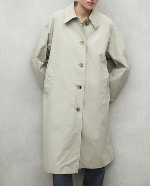 Imagen 0 de Trench de mujer bolsillo de ribete y regular fit