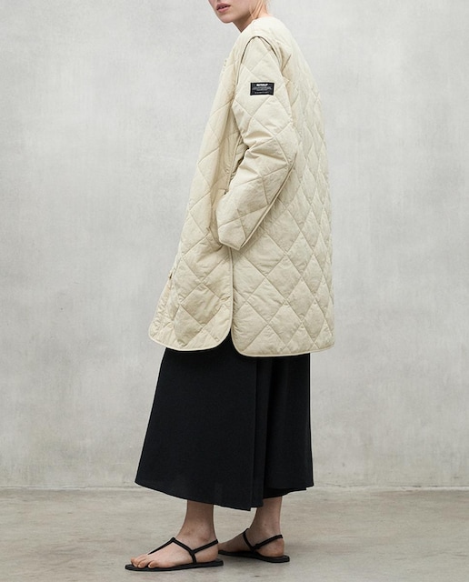 Imagen 0 de Chaqueta larga acolchada de mujer relaxed fit