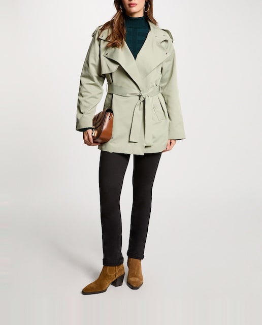 Imagen 0 de Gabardina de mujer corta holgada