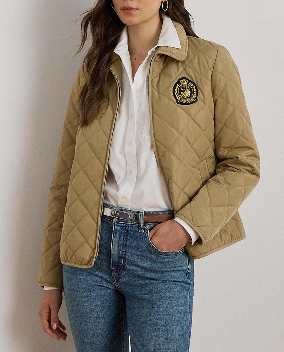 Imagen 0 de Cazadora de mujer acolchada con logotipo