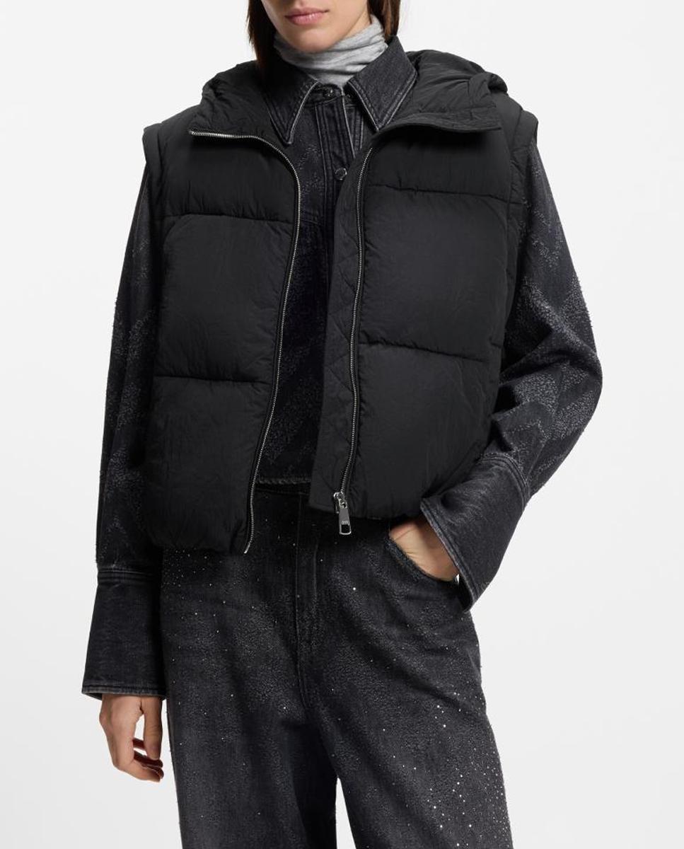 Imagen 0 de Chaqueta de manga larga en poliamida acolchada