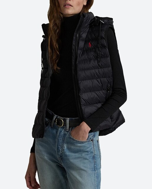 Imagen 0 de Chaleco de mujer de abrigo con capucha