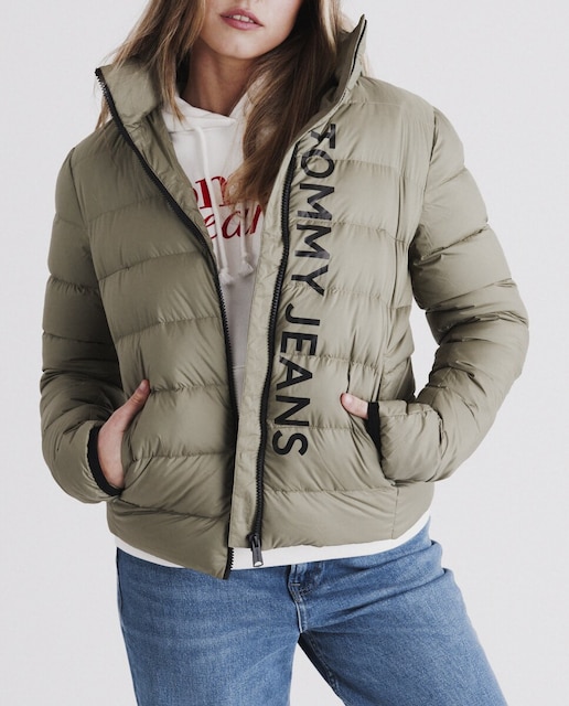 Imagen 0 de Plumífero de mujer acolchado con logo estampado