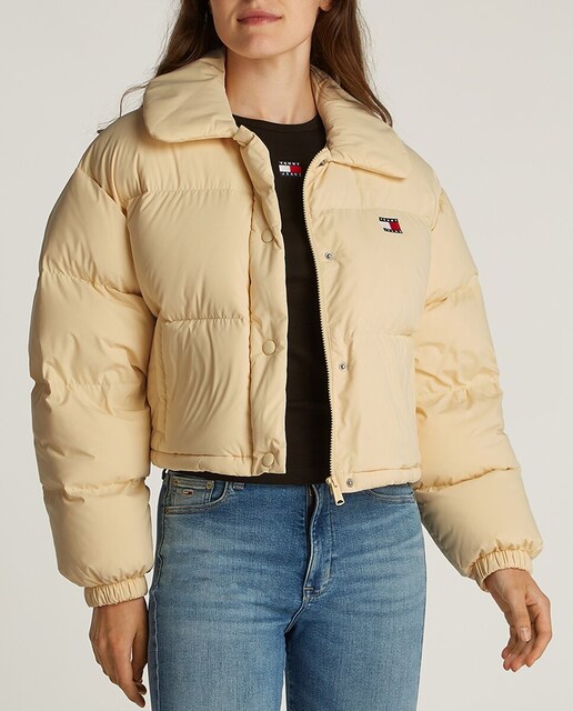 Imagen 0 de Plumífero de mujer acolchado cropped fit